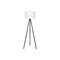 Monarch Specialties Lighting, 63 in.H, Floor Lamp, Black Metal, Ivory / Cream Shade, Contemporary I 9735 - alternate 3